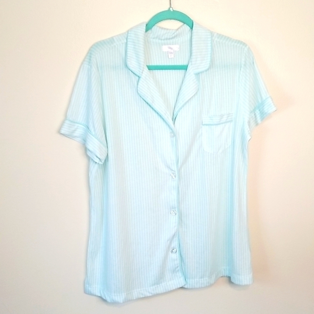 Secret Treasures Pajama Shirt XL 16-18 Short Sleeve